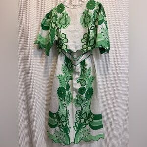 Farm Rio: Green Floral Print Women’s 2 Piece Set